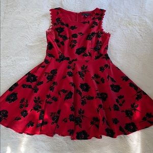 Red and black formal dress!